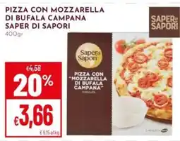 Pan Pizza con mozzarella di bufala campana Saper di sapori offerta
