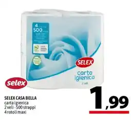 A&O Selex carta igienica offerta