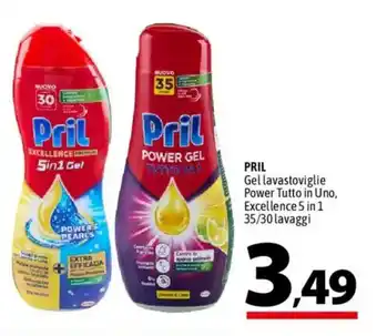 Pril Gel lavastoviglie Power Tutto in Uno, Excellence 5 in 1