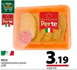 A&O Selezione Perte cotoletta di pollo e spinaci offerta