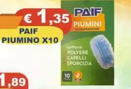 Magazzini del Risparmio Paif piumino offerta