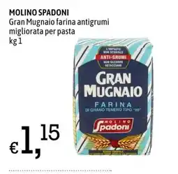 A&O Gran Mugnaio farina antigrumi migliorata per pasta offerta