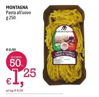 Pasta all'uovo Montagna