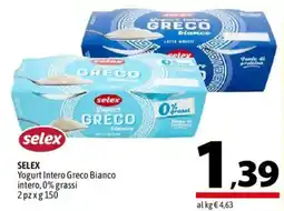 A&O Selex Yogurt Intero Greco Bianco offerta