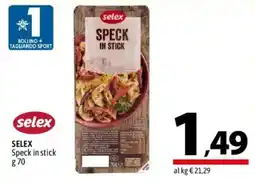 A&O Selex Speck in stick offerta