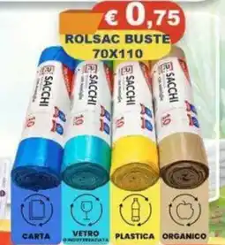 Magazzini del Risparmio Rolsac buste offerta
