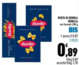 Conad Superstore Pasta di semola Barilla offerta