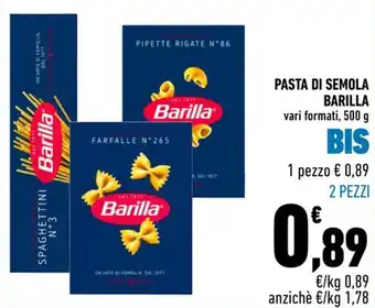 Pasta di semola Barilla