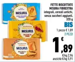 Conad Superstore Fette biscottate Misura offerta