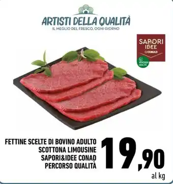 Fettine scelte di bovino adulto scottona limousine