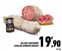 Conad Superstore Salame Contadino Cavalier Umberto Boschi offerta