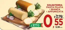 Jero Market Sole&Terra pasta filata bianca/ affumicata offerta