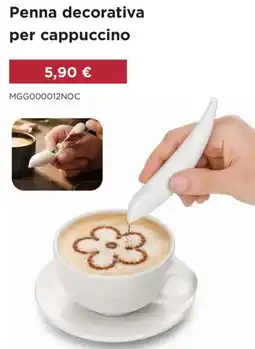 Kasanova Penna decorativa per cappuccino offerta