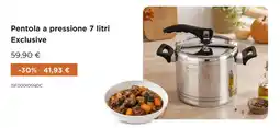Kasanova Pentola a pressione 7 litri Exclusive offerta