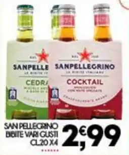 Enne Market San Pellegrino bibite vari gusti offerta
