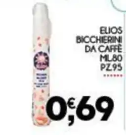 Enne Market Ellos bicchierini da caffè offerta