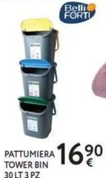 Belli Forti pattumiera tower bin