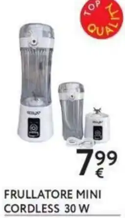 Le Mille Frullatore mini cordless 30 W offerta