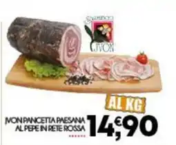 Enne Market Non pancetta paesana al pepe in rete rossa offerta