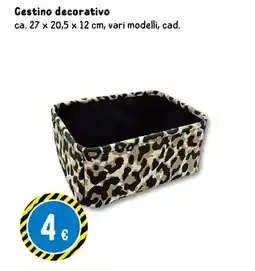 Tedi Cestino decorativo offerta