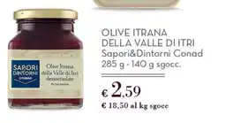 Conad Superstore Olive Itrana della Valle di Itri Sapori&Dintorni Conad offerta