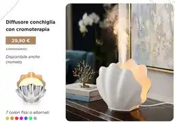 Kasanova Diffusore conchiglia con cromoterapia offerta
