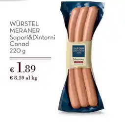 Conad Superstore Würstel Meraner offerta