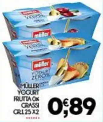 Enne Market Müller Yogurt Frutta 0% Grassi offerta