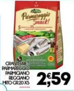 Enne Market Parmareggio Snack! offerta