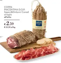 Conad Superstore Coppa Piacentina D.O.P. Sapori&Dintorni Conad offerta