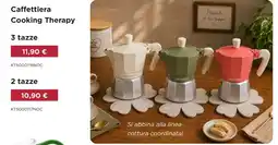 Kasanova Caffettiera Cooking Therapy offerta