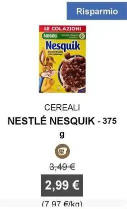 Orvea Cereali Nesquik offerta