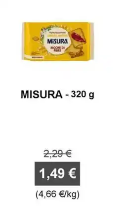 Orvea Misura biscotti offerta