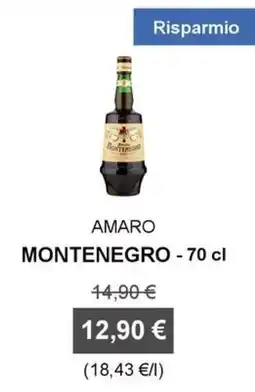 Orvea Amaro Montenegro offerta