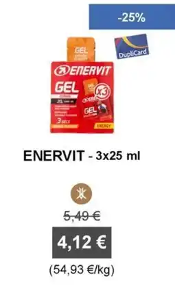 Orvea Enervit Gel offerta