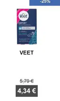 Orvea Veet expert strisce depilatorie offerta