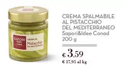 Conad Superstore Crema al Pistacchio del Mediterraneo SaporI&Idee Conad offerta