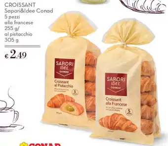 Croissant Sapori&Idee Conad alla Francese/ al pistacchio
