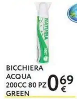 Le Mille Bicchiere acqua green offerta