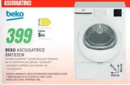 Leonardelli Beko asciugatrice BMT83EW offerta