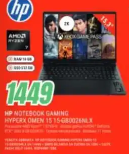 Leonardelli HP Notebook Gaming HyperX Omen 15 offerta