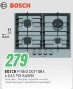 Leonardelli Bosch piano cottura a gas offerta