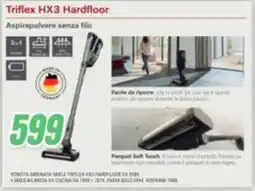 Leonardelli Miele Triflex HX3 Hardfloor Aspirapolvere senza filo offerta