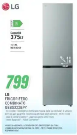 Leonardelli LG Frigorifero Combinato GBBS322BPY offerta