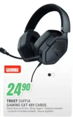 Leonardelli Trust cuffia gaming gxt 489 carus offerta