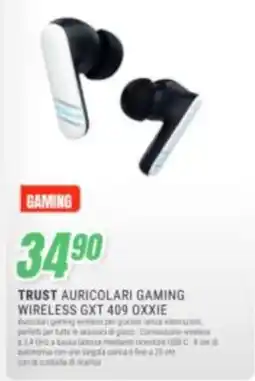 Leonardelli Trust auricolari gaming wireless gxt 409 oxxie offerta