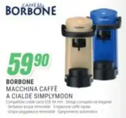 Leonardelli Borbone macchina caffè a cialde simplymoon offerta
