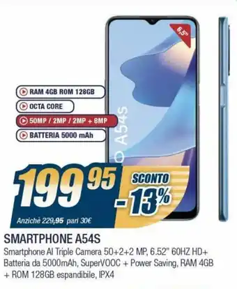 Sinergy oppo A54S Smartphone offerta