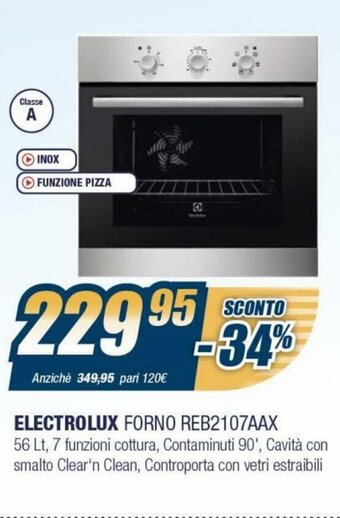 Sinergy Electrolux Forno REB2107AAX offerta