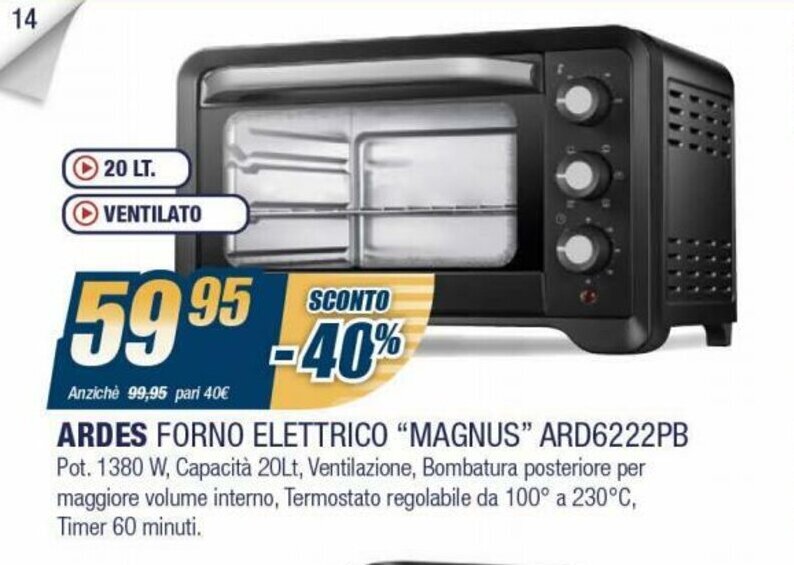 Ardes Forno Elettrico \